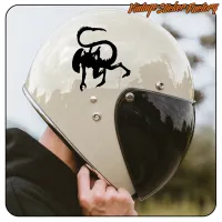 Predator-Science-Fiction-Vinyl auf einem Motorradhelm