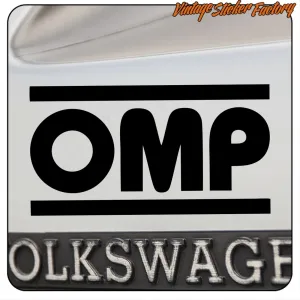 OMP STICKER. BUY VINYL STICKERS.