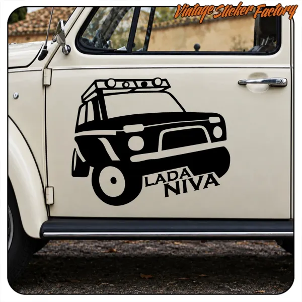 LADA NIVA STICKER. BUY VINYL STICKERS.