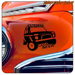 AUTOCOLLANT LADA NIVA. ACHETEZ DES AUTOCOLLANTS EN VINYLE.