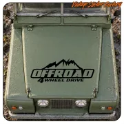 OFFROAD 4 WHEEL DRIVE AUFKLEBER. KAUFEN SIE VINYLAUFKLEBER.