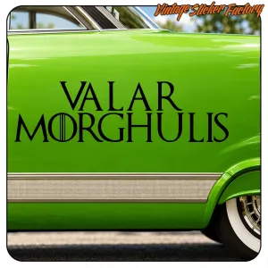 Pegatina VALAR MORGHULIS. Comprar pegatinas.