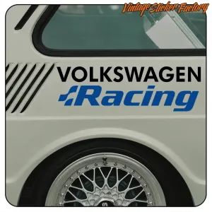 Volkswagen Racing sticker model 1 | Vinyl decal for VW car