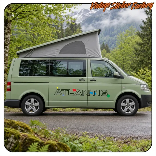 Volkswagen Multivan Atlantis sticker | Vinyl decal for VW van