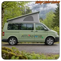 Pegatina Volkswagen Multivan Atlantis | Vinilo para furgoneta VW