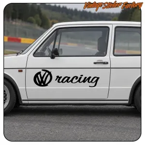 Pegatina VW Racing modelo 3 | Vinilo para coche Volkswagen