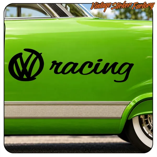 VW Racing sticker model 3 | Vinyl decal for Volkswagen car