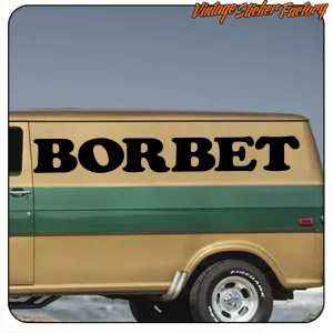 Pegatina BORBET. Comprar pegatinas.