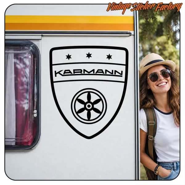 Karmann logo sticker | Vinyl decal for classic Volkswagen car