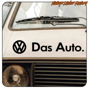 VW Das Auto sticker | Vinyl decal for Volkswagen car