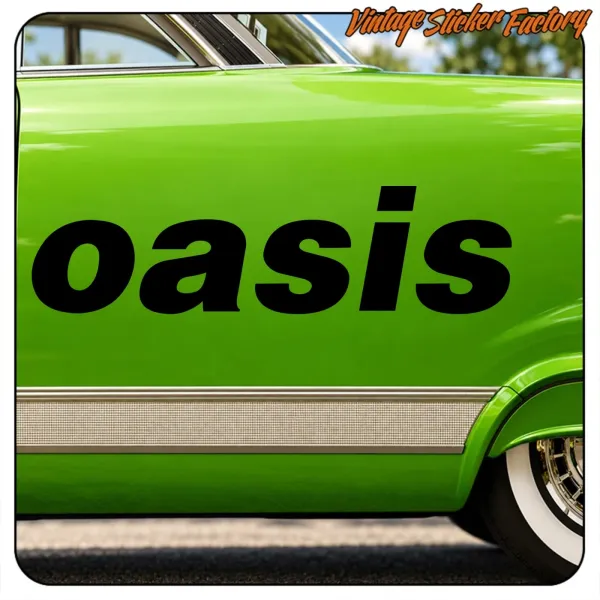 OASIS STICKER. BUY VINYL STICKERS.