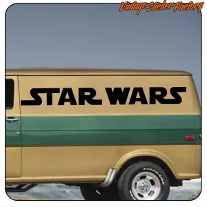 AUTOCOLLANT LOGO STAR WARS. ACHETEZ DES AUTOCOLLANTS EN VINYLE.