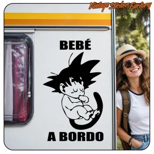 GOKU BABY AN BORD AUFKLEBER. KAUFEN SIE VINYLAUFKLEBER.