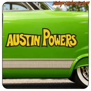 Pegatina AUSTIN POWERS. Comprar pegatinas.
