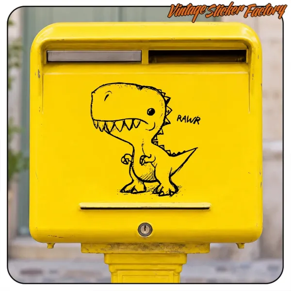 Pegatina RAWR. Comprar pegatinas.