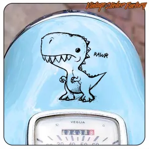 Pegatina RAWR. Comprar pegatinas.