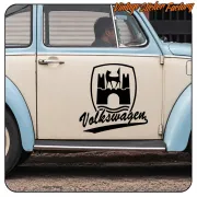 Pegatina Volkswagen Wolfsburg para coche VW