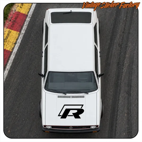 VW Golf R Logo Aufkleber kaufen | Vinyl für Volkswagen Auto
