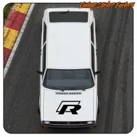 Pegatina logo VW Golf R | Vinilo para coche Volkswagen