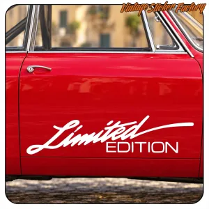 LIMITED EDITION 2' STICKERS.