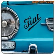 FIAT VINTAGE LOGO AUFKLEBER. KAUFEN SIE VINYLAUFKLEBER.