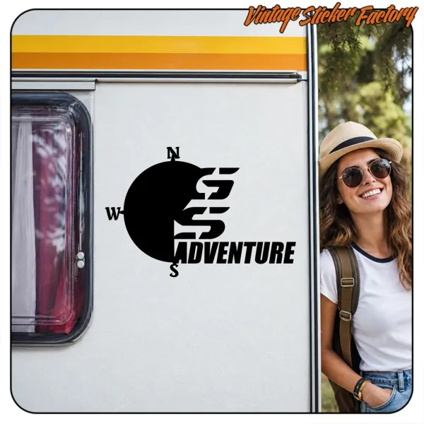 Pegatina GS ADVENTURE 2. Comprar pegatinas.