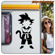SON GOKU AUFKLEBER. KAUFEN SIE VINYLAUFKLEBER.