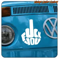 FUCK YOU AUFKLEBER. KAUFEN SIE VINYLAUFKLEBER.