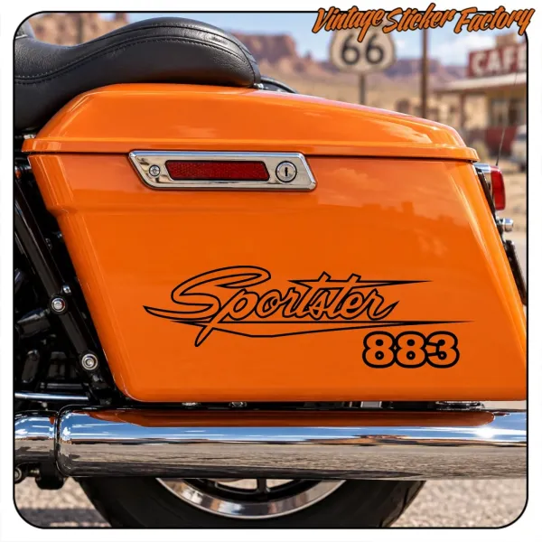 SPORTSTER AUFKLEBER. KAUFEN SIE VINYLAUFKLEBER.