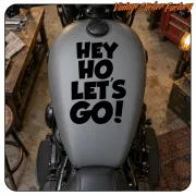 Pegatina HEY HO, LET'S GO!. Comprar pegatinas.