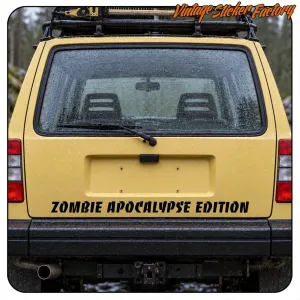 Sticker Zombie Apocalypse Edition