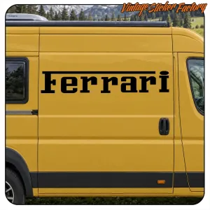Pegatina FERRARI. Comprar pegatinas.