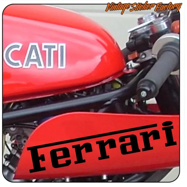FERRARI AUFKLEBER. KAUFEN SIE VINYLAUFKLEBER.