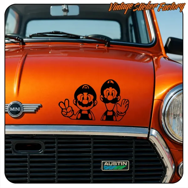 Pegatina MARIO & LUIGGI. Comprar pegatinas.