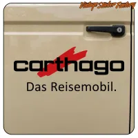 CARTHAGO DAS REISEMOBIL AUFKLEBER. KAUFEN SIE VINYLAUFKLEBER.