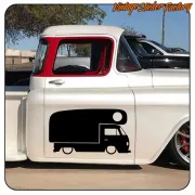 VW T2 WOHNMOBIL AUFKLEBER. KAUFEN SIE VINYLAUFKLEBER.