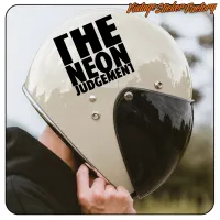 AUTOCOLLANT THE NEON JUDGEMENT. ACHETEZ DES AUTOCOLLANTS EN VINYLE.