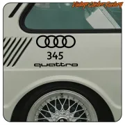AUDI 345 QUATTRO STICKER
