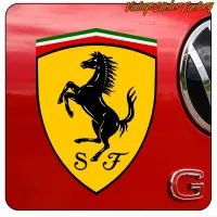 AUTOCOLLANT FERRARI. ACHETEZ DES AUTOCOLLANTS EN VINYLE.