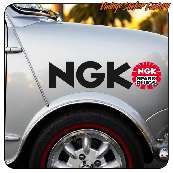 NGK SPARK PLUGS STICKER. BUY VINYL STICKERS.