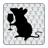 Pegatina RATA BANKSY. Pegatinas freaks, pegatinas frikis. 2