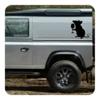 RATTE BANKSY Aufkleber