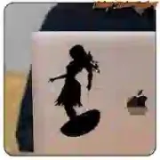 Pegatina Surf Girl para decorar | Vintage Sticker Factory