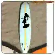 Pegatina Surf Girl para decorar | Vintage Sticker Factory
