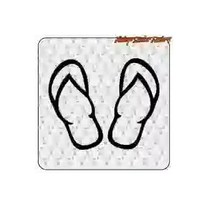 Flip-Flops-Aufkleber für Surf und SUP