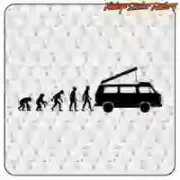 Autocollant Évolution T3 Westfalia | Vintage Sticker Factory
