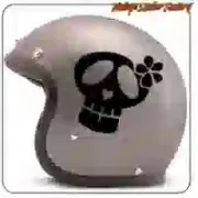 Custom Culture Schädel-Schleife-Aufkleber