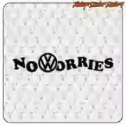 «NO WORRIES» Camper-Aufkleber | Vintage Sticker Factory