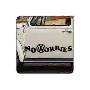 «NO WORRIES» Camper Sticker | Vintage Sticker Factory