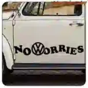 «NO WORRIES» Camper Sticker | Vintage Sticker Factory